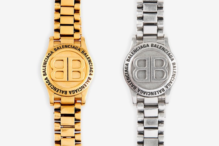 Logo 狂热 - Balenciaga 打造金、银两款别注「手表手环」