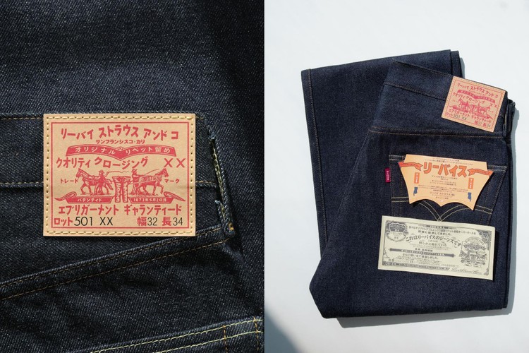 日本 Levi's 推出「片假名」别注版 1955 501 牛仔裤