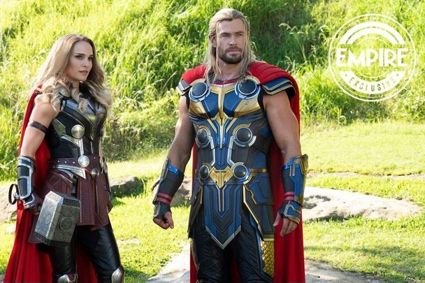 Marvel 未来大片《雷神索尔：爱与雷霆》最新剧照让 Thor 与「女雷神」正式合体