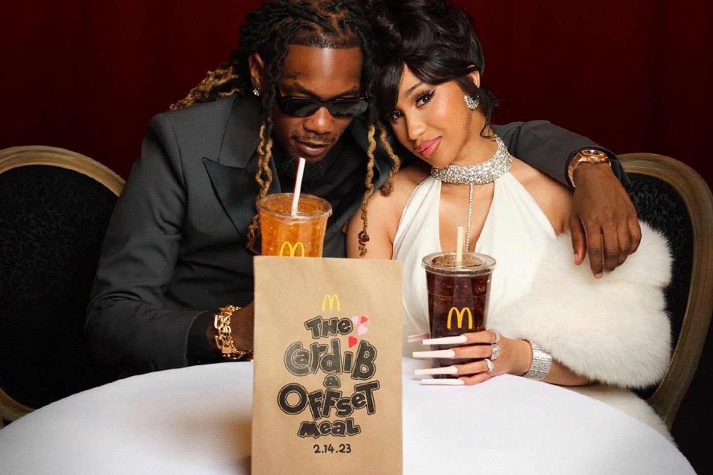 McDonald's 正式推出 Cardi B、Offset 情人节限定套餐