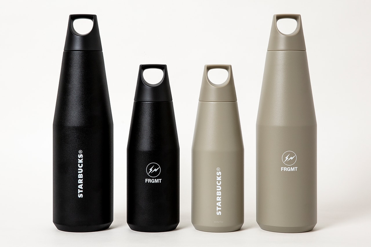 fragment design × Starbucks 最新联名不锈钢保温瓶发布