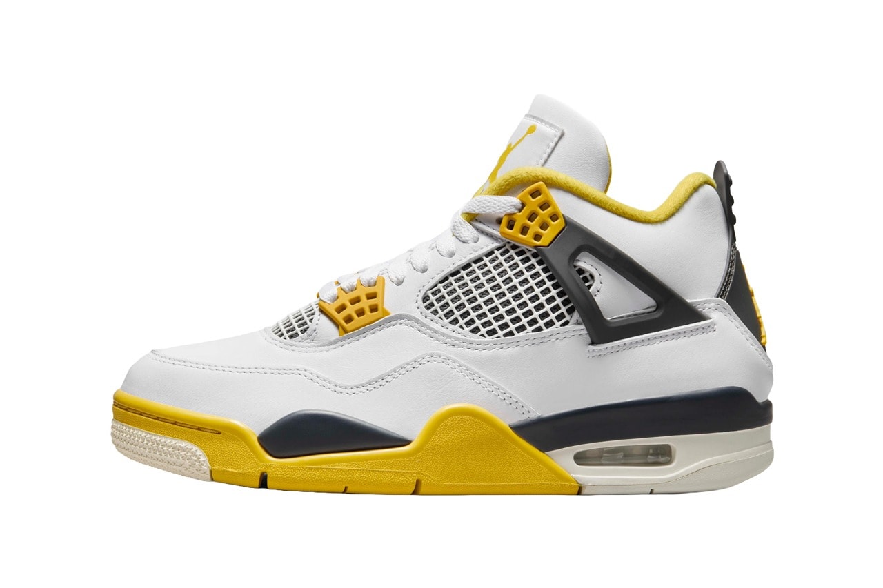 近赏 Air Jordan 4 全新配色「Vivid Sulfur」鞋款官方图辑