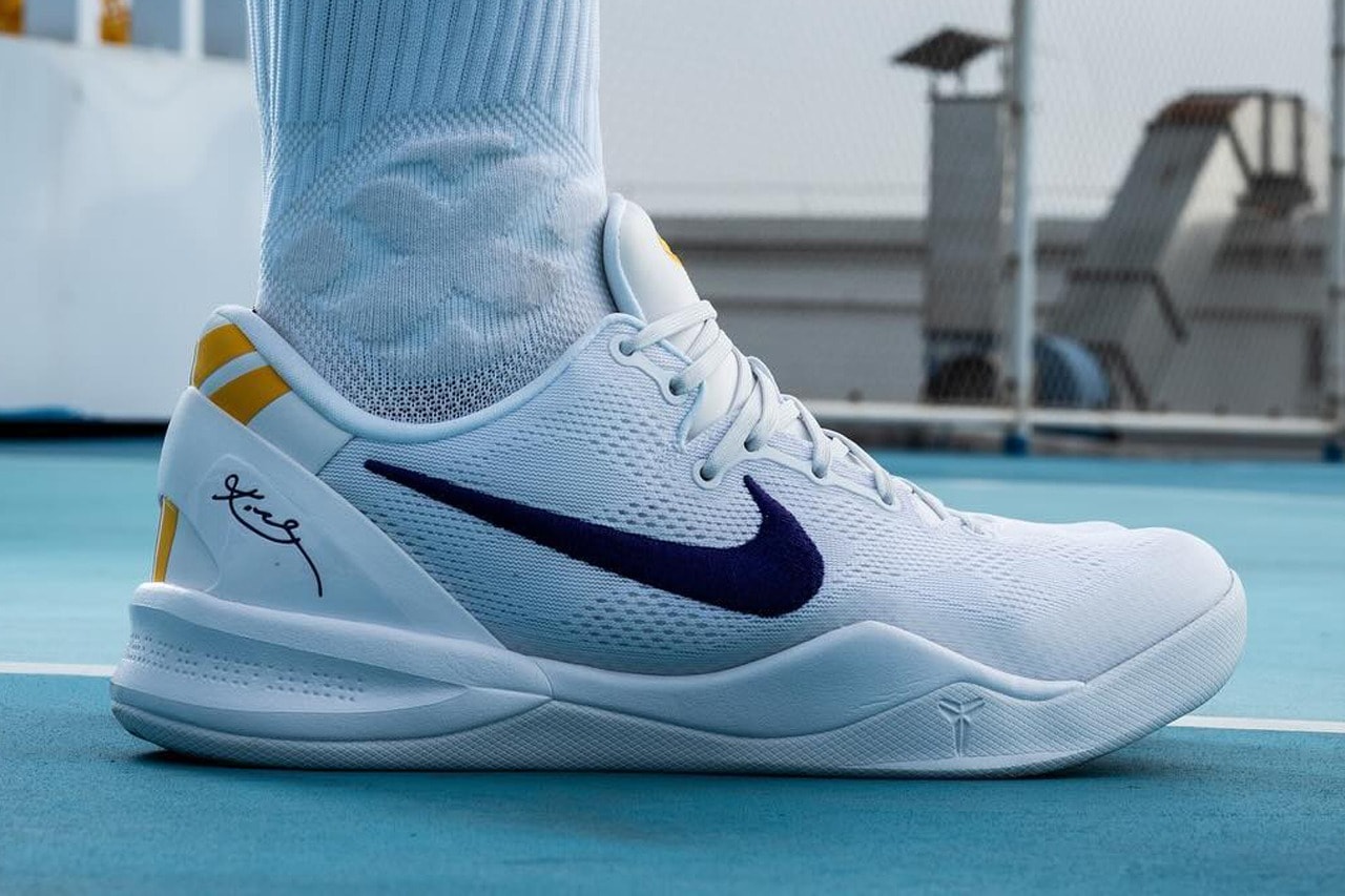 抢先近赏 Nike Kobe 8 Protro 全新配色「Lakers Home」鞋款上脚图辑