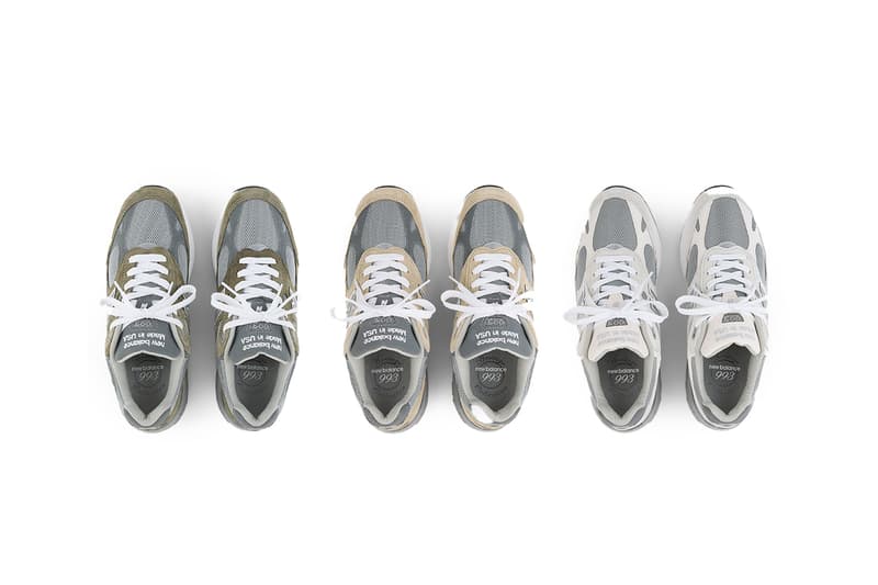 New Balance 993 Made in USA 推出三款全新配色鞋款