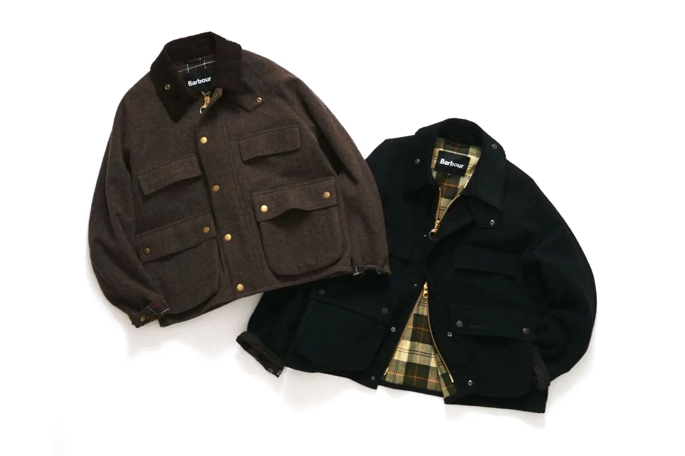 Barbour × JOURNAL STANDARD 推出以复古羊毛打造的短身「Old Bedale」外套