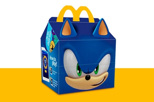英国 McDonalds 推出「音速小子/超音鼠 Sonic」快乐儿童餐