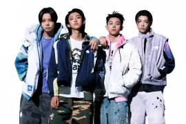K-POP 人气组合 LNGSHOT 演绎 AAPE 最新 2026 秋冬系列