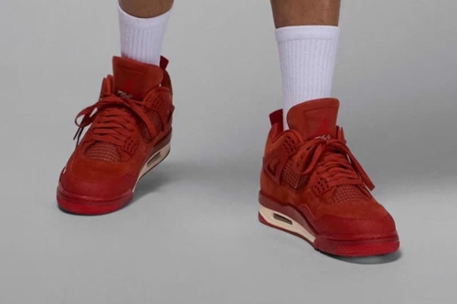 Nigel Sylvester × Air Jordan 4「Firewood Orange」最新联名配色鞋款率先亮相
