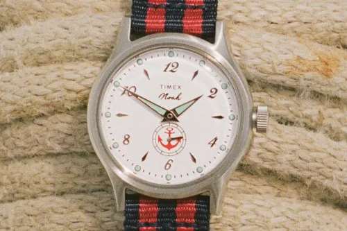 Noah 再度携手 Timex 推出配备小秒盘的 Anchor Watch