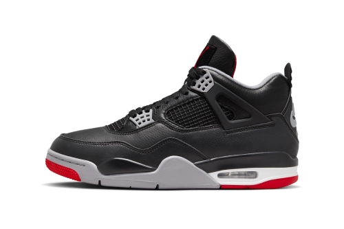 Air Jordan 4 最新复刻配色「Bred Reimagined」鞋款官方图辑、发售情报率先曝光