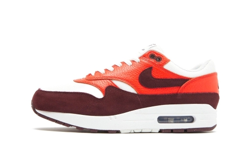 抢先预览 Nike Air Max 1 全新配色「Burgundy Crush/Picante Red」鞋款