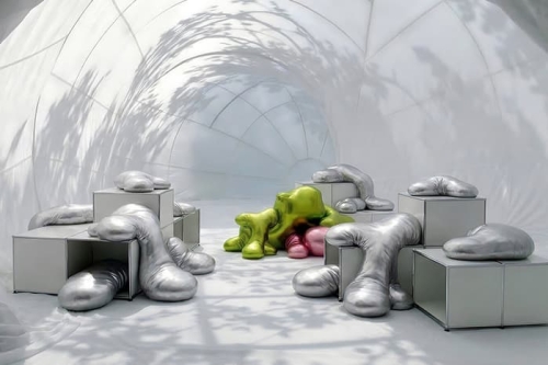 Snøhetta 与 USM 米兰装置展：梦幻充气模组大爆发