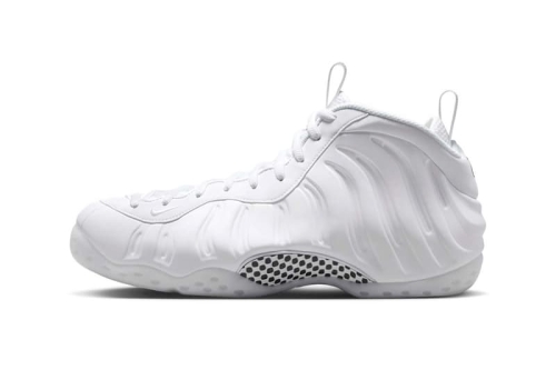 Nike Air Foamposite One 最新配色「Triple White」鞋款即将发售