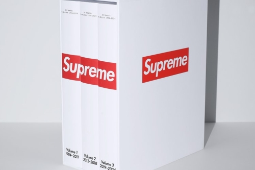 Supreme 正式发布《30 Years: T-Shirts 1994-2024》纪念书册
