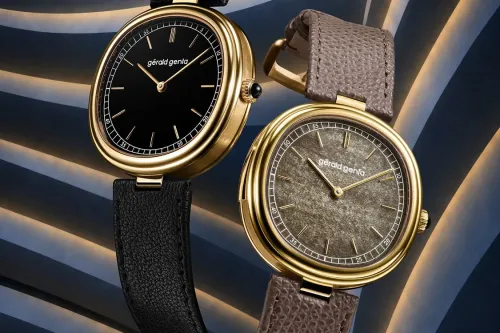 全新 gérald genta Geneva Minute Repeater Golden Obsidian 以声音演绎情感