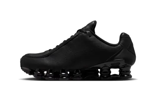 Nike 推出全黑皮革版 Shox TL 经典跑鞋全面进军时尚圈