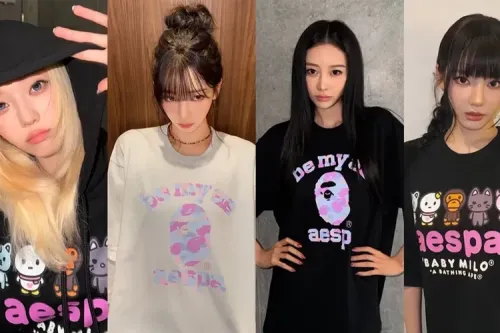 aespa × BAPE® 联名系列正式发布