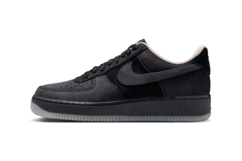 Nike 以顶级物料打造 Air Force 1 Low「Black Fossil」鞋款全新质感升级