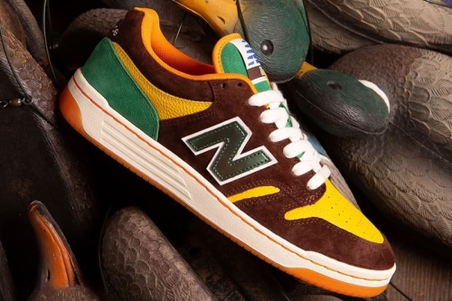 率先近赏 Rukus × New Balance Numeric 480 联乘配色「Mallard Duck」鞋款