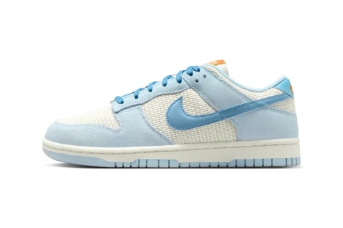 夏日感爆棚的 Nike Dunk Low「Sail/Hydrogen Blue」新配色鞋款登场