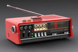 LEGO 粉丝以 1,400 块积木打造内藏电路板的 1980 年代经典床头收音机复制品