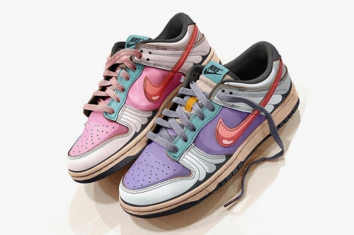 设计师打造 Nike Dunk Low 全新「Butterfree」主题定制配色鞋款