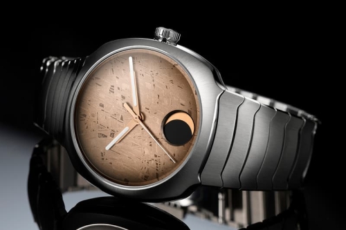 极简邂逅宇宙诗意：H. Moser Streamliner Perpetual Moon Concept Meteorite 陨石月相腕表