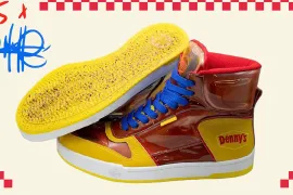 Denny’s 联手 Mache 再次推出注入真正糖浆的 Sticky Kicks 2.0 运动鞋