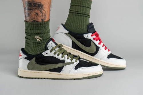Travis Scott × Air Jordan 1 Low 最新联名女鞋配色「Olive」发售日期曝光