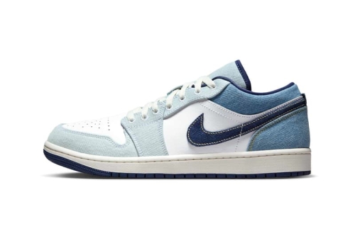 Nike 重新诠释 Air Jordan 1 Low 蓝色牛仔风格鞋款