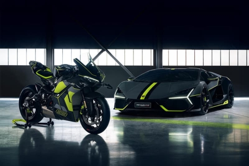 Lamborghini 携手 Ducati 推出限量 64 辆 Streetfighter V4 联名车型