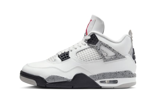 Air Jordan 4 全新复刻鞋款配色「White Cement」官方图辑、发售情报公开