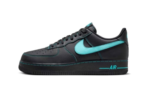 Nike Air Force 1 Low 最新配色「Black Tiffany」鞋款发布
