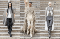 Rick Owens 2026 春夏系列「Temple」时装大秀亮相