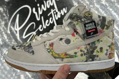 Supreme × Nike SB Dunk High 最新联名鞋款率先曝光
