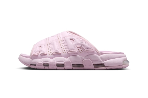 Nike Air More Uptempo Slide 推出全新淡粉色款式