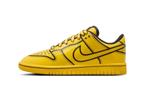 率先近赏 LEGO × Nike Dunk Low 最新联名配色「Tour Yellow」鞋款