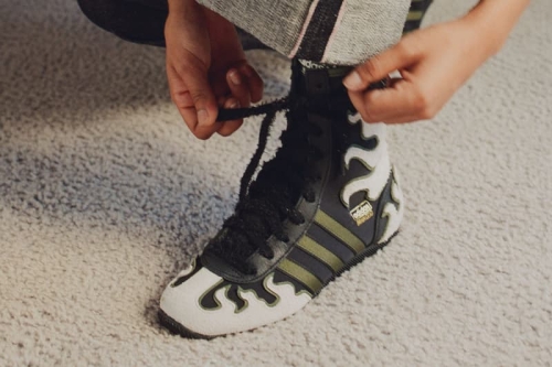 Brain Dead 联手 adidas Originals 推出摔角灵感「Japan Flames」系列鞋款