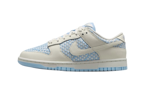 Nike Dunk Low「Wind Down, Feet Up」:编织鞋身质感加持,全新品牌细节演绎 Hydrogen Blue 配色
