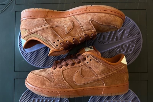 Nike SB Dunk Low Pro B 最新配色「Cinnamon」鞋款率先曝光