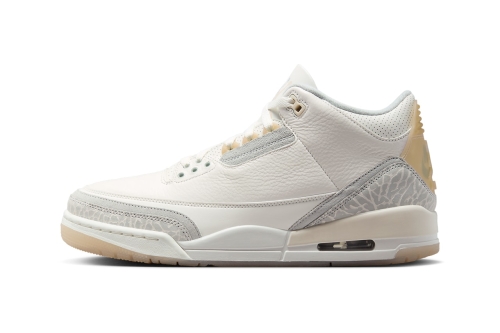Air Jordan 3 Craft 最新配色「Ivory」鞋款官方图辑、发售情报正式公开