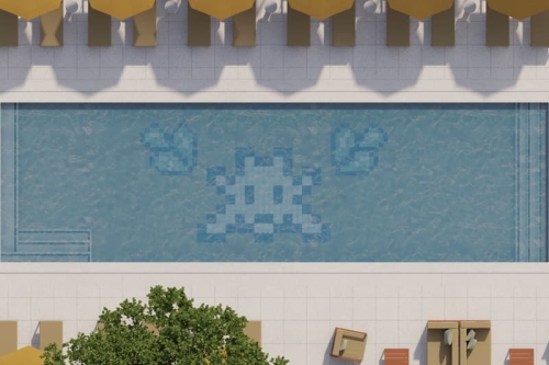 Invader 登陆 Tennessee：Ray Nashville 泳池艺术掀起水花