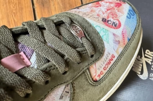 Futura × Nike Air Force 1 最新联名配色「FLOM」鞋款首度曝光