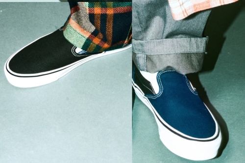 OTW by Vans × Engineered Garments 重新演绎左右错配 Slip-On 98