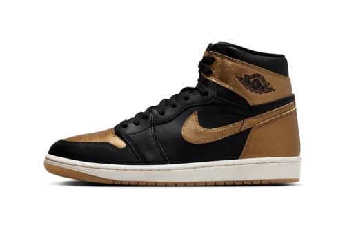 Air Jordan 1 Retro High OG 最新配色「Metallic Gold」鞋款官方图辑、发售情报公开