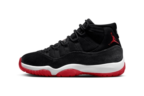 率先近赏 Air Jordan 11 全新配色「Bred Velvet」鞋款