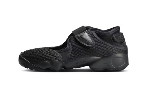 Nike Air Rift 推出全新升级版配色「Black Mesh」鞋款