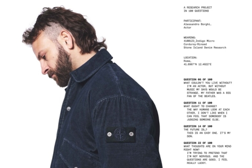 STONE ISLAND 发布丹宁面料研究系列