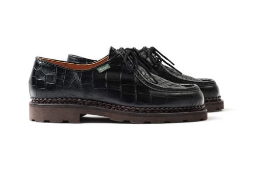 Madhappy 携手 Paraboot Michael 推出鳄鱼纹黑色新款
