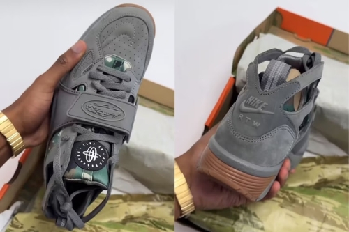 消息称 Corteiz × Nike Air Trainer Huarache 全新联名鞋款将于 2024 年登场